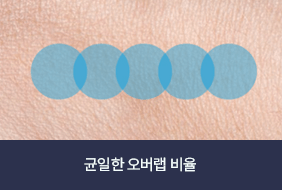 균일한 오버랩 비율